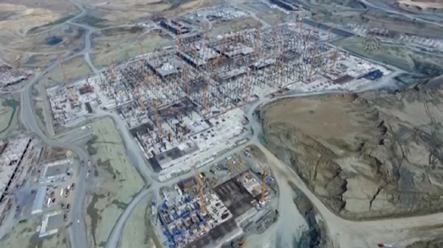 Üçüncü Havalimanı havadan görüntülendi