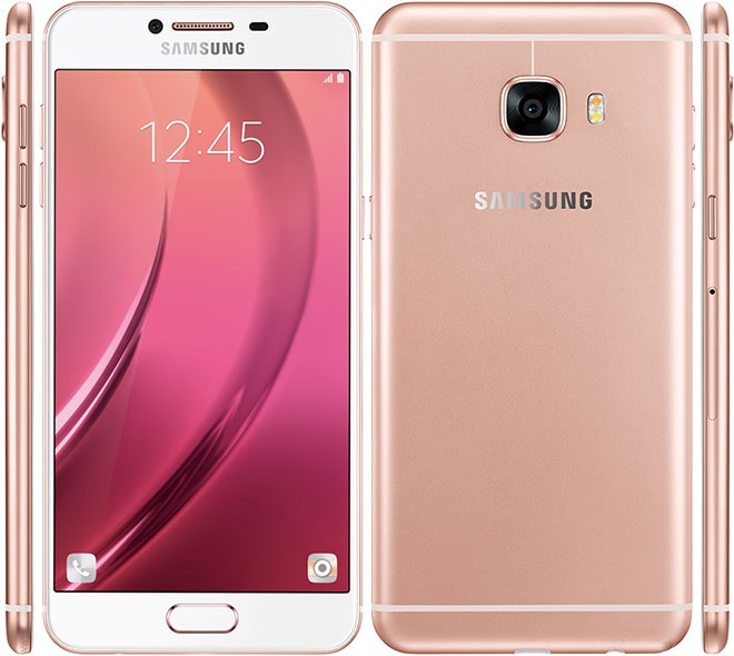 İnce yapısıyla dikkat çeken Galaxy C5, özellikle yandan bakınca iPhone 6/6S'e benziyor. C5'in parmak izi okuyucu, Samsung Pay gibi özellikleri de bulunuyor.