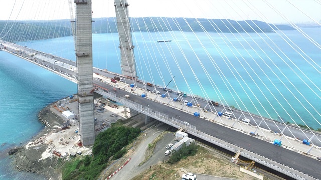  3. Boğaz Köprüsü'nün asfaltlama çalışmaları tamamlandı. 