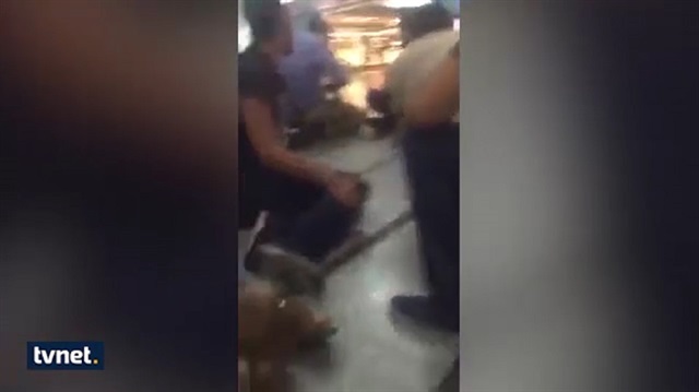 Korku dolu anlar turist kamerasına böyle yansıdı
