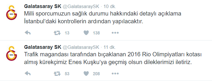 Galatasaray'ın Enes ile ilgili açıklaması.
