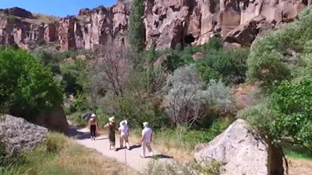 Ihlara Vadisi'ne yerli ve yabancı turist akını!