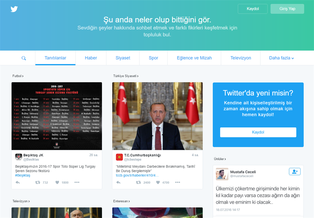 Ana sayfa tasarımı değişen Twitter çok daha kullanışlı bir hale geldi.