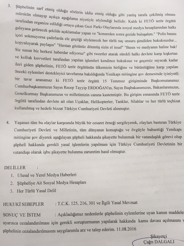 Sıladan suç duyurusu Sıladan suç duyurusu
