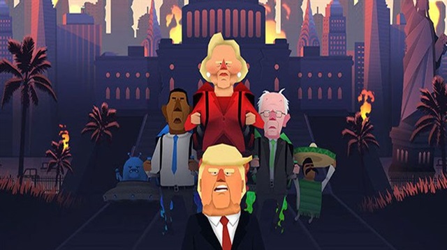 Trump’un dünyayı kurtarması (!) için duvarlar kurması gerek. Bu duvarları kullanıcı yapıyor, gerisi Trump’a kalmış!