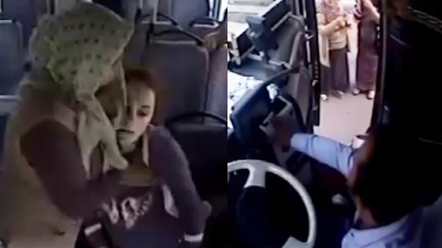 Kalp krizi geçiren kadını halk otobüsü şoförü hastaneye yetiştirdi