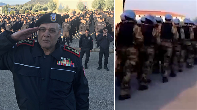 Türkiyenin eğittiği polisler Cerablusta göreve başladı Türkiyenin eğittiği polisler Cerablusta göreve başladı