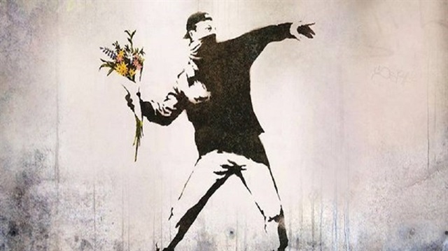 Banksy ilk defa görüntülendi Banksy ilk defa görüntülendi
