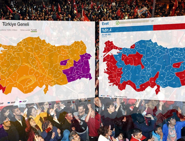 İl il 1 Kasım - 16 Nisan karşılaştırması