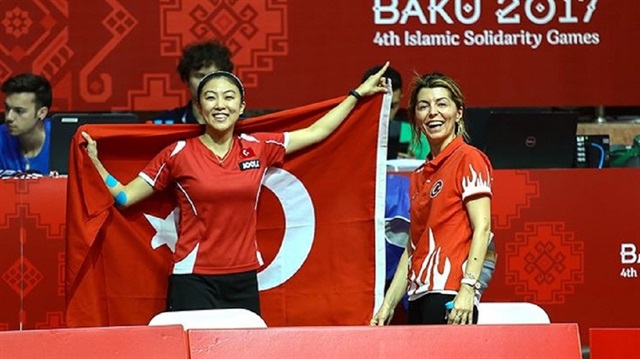 تنس الطاولة: فضية وبرونزية لتركيا بـ"ألعاب التضامن الإسلامي"