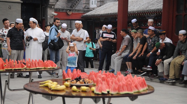 Çinde ilk iftar yapıldı