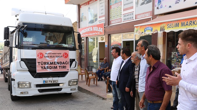 Nevşehir'den Suriye Türkmenlerine yardım