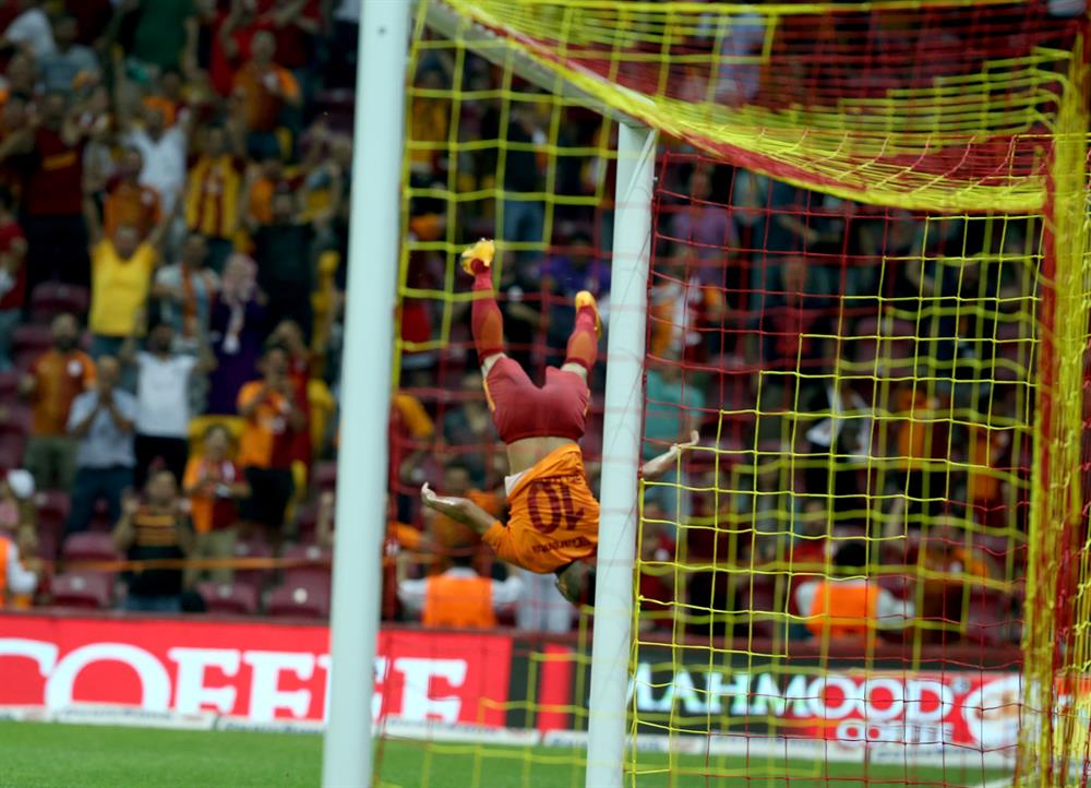 Belhanda'nın Kayserispor maçındaki gol sevinci.