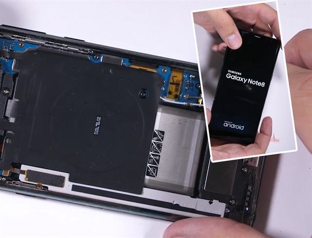 Galaxy Note 8'i bu yöntemle şeffaflaştırdı