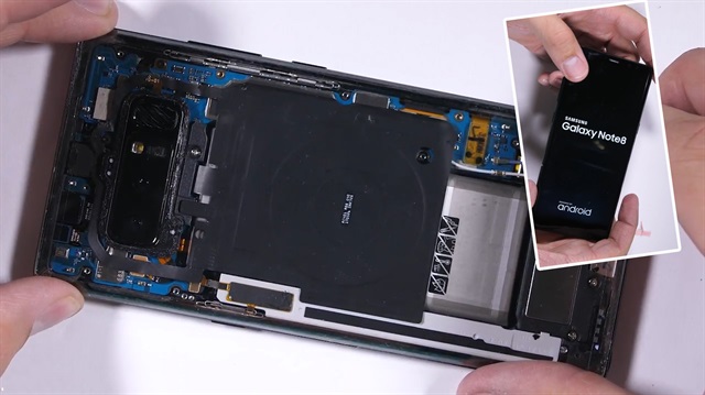 Galaxy Note 8i bu yöntemle şeffaflaştırdı