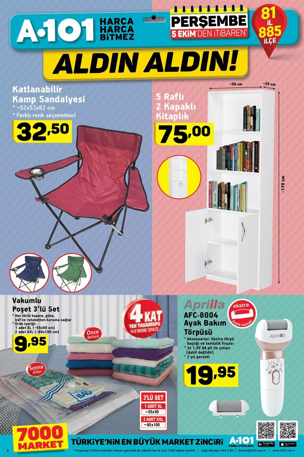 5 Ekim A101 aktüel ürünler listesi