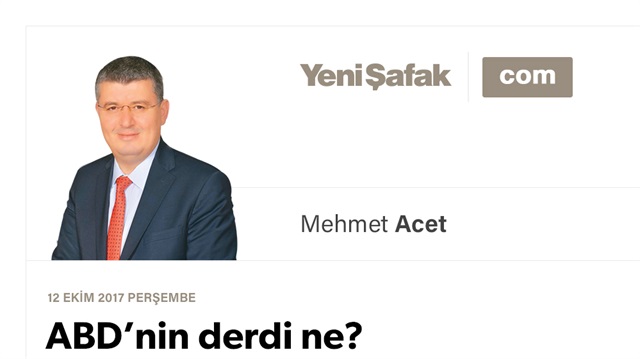 ABD’nin derdi ne?