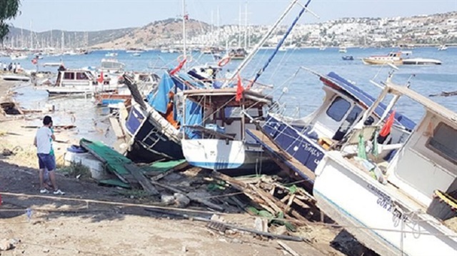 Kandilli Rasathanesi'nden 2 m'lik tsunami uyarısı geldi ...