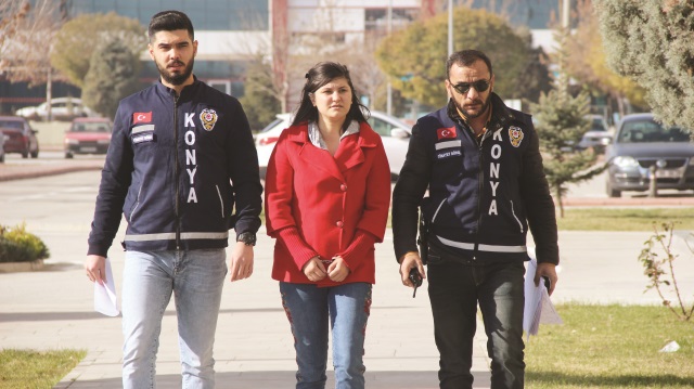 9 aylık bebeği uğruna elini kana bulayan Azer baycan uyruklu Aysel E., çıkarıldığı mahkemece tutuklanarak cezaevine gönderilmişti.