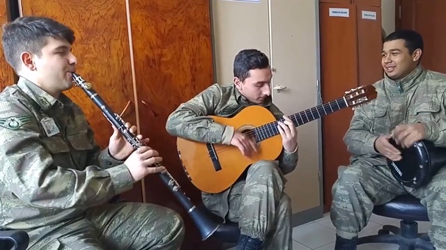Mehmetçikten muhteşem müzik ziyafeti