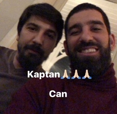 Arda Turan'ın sosyal medya paylaşımı.