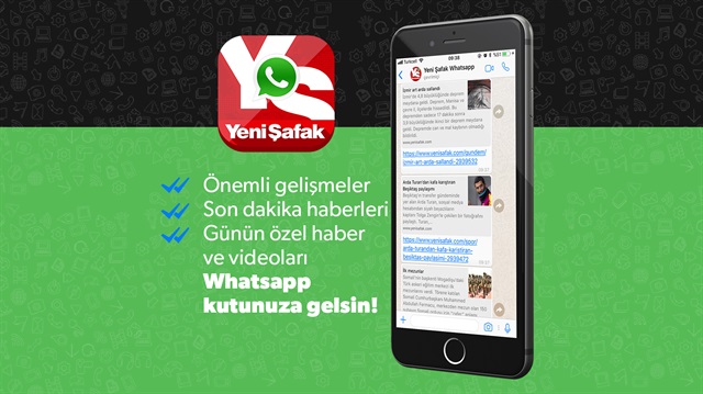Yeni Şafak WhatsApp hattına ücretsiz abone olabilirsiniz.