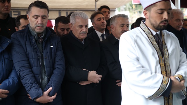 Başbakan Binali Yıldırım da cenaze törenine katıldı.