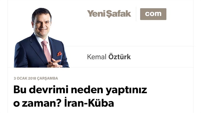 Bu devrimi neden yaptınız o zaman? İran-Küba