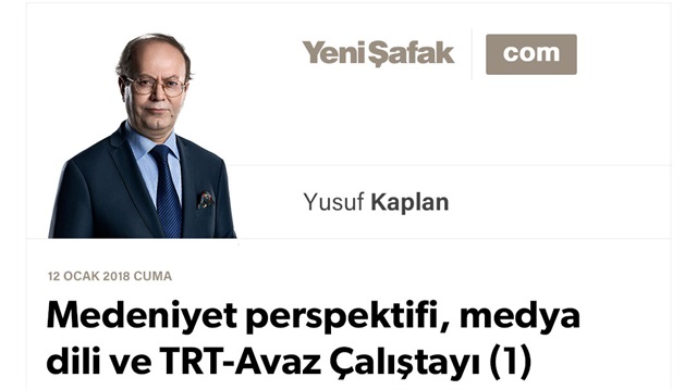 Medeniyet perspektifi, medya dili ve TRT-Avaz Çalıştayı (1)