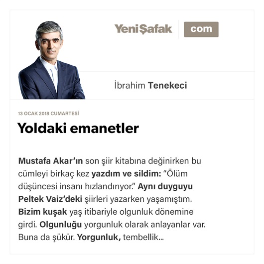 Yoldaki emanetler