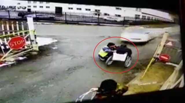 Rusya’da inanılmaz kaza kamerada!