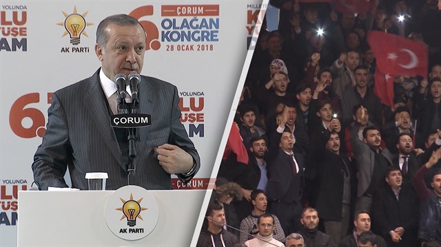 'Reis bizi Afrin'e götür' sloganlarına Erdoğan böyle yanıt verdi!