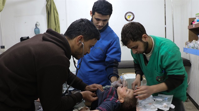 Assad regime's airstrikes over Eastern Goutha