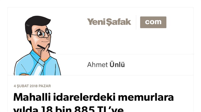 Mahalli idarelerdeki memurlara yılda 18 bin 885 TL’ye kadar ilave ödeme
