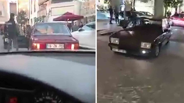 Murat 131'le lüks AVM'de aracı valeye veren adam kırıp geçirdi