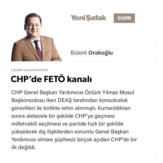 CHP’de FETÖ kanalı
