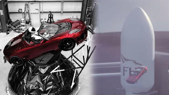Elon Musk uzaya Tesla gönderiyor
