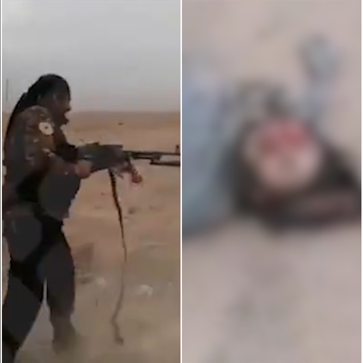 YPG'li teröristler sivili acımasızca kurşuna dizdi!