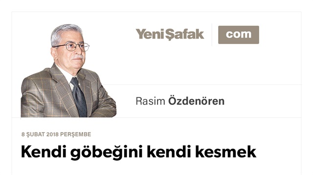 Kendi göbeğini kendi kesmek