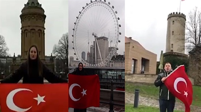 Avrupalı Türklerden Zeytin Dalı Harekatına destek mesajı