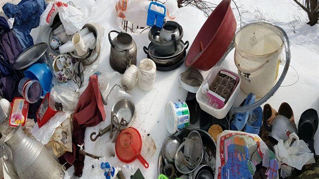 Tunceli'de terör örgütlerine ait mühimmatlar