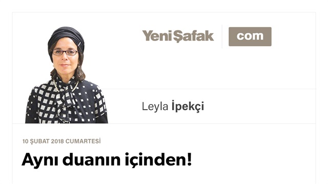Aynı duanın içinden!