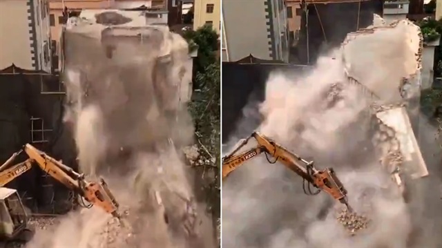 Yıkım faciayla bitti!