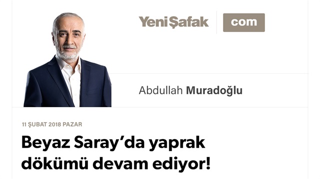 Beyaz Saray’da yaprak dökümü devam ediyor!