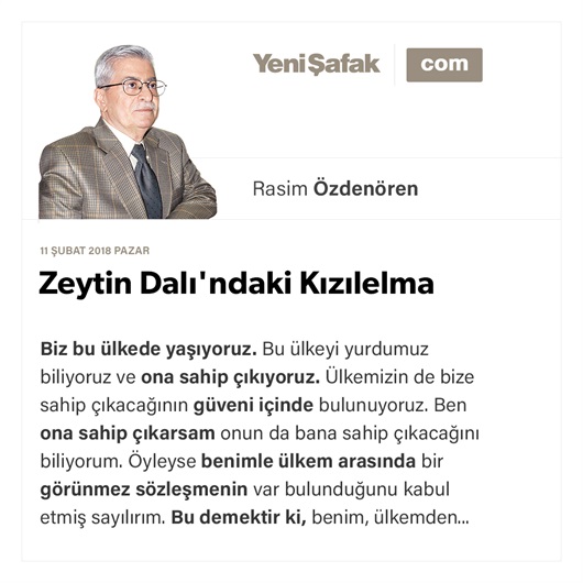 Zeytin Dalı'ndaki Kızılelma