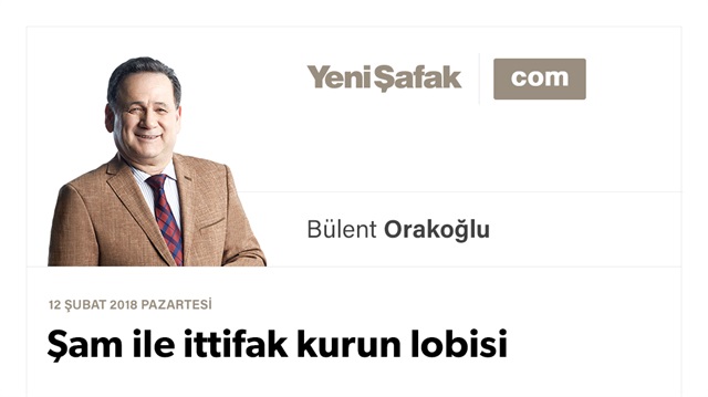 Şam ile ittifak kurun lobisi