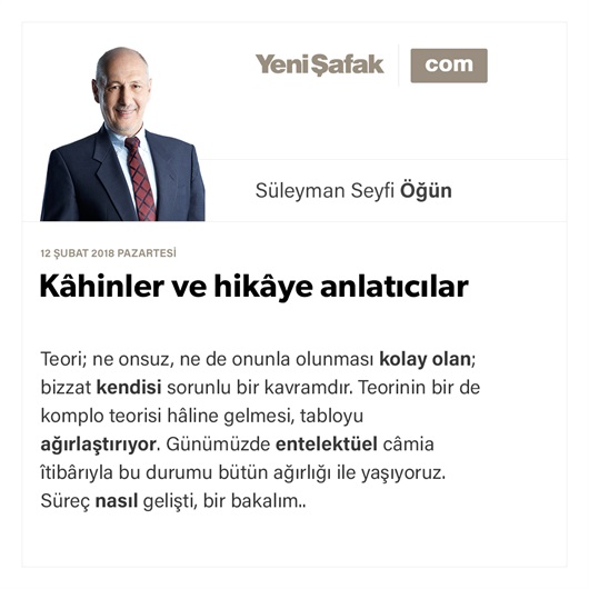 Kâhinler ve hikâye anlatıcılar