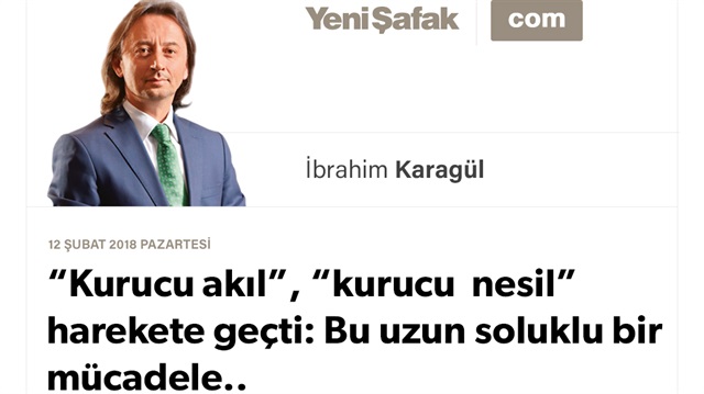 “Kurucu akıl”, “kurucu nesil” harekete geçti: Bu uzun soluklu bir mücadele..