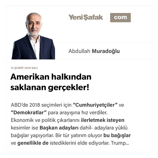 Amerikan halkından saklanan gerçekler!