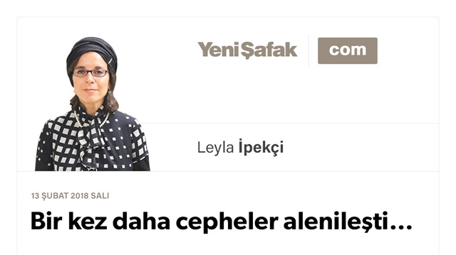 Bir kez daha cepheler alenileşti…